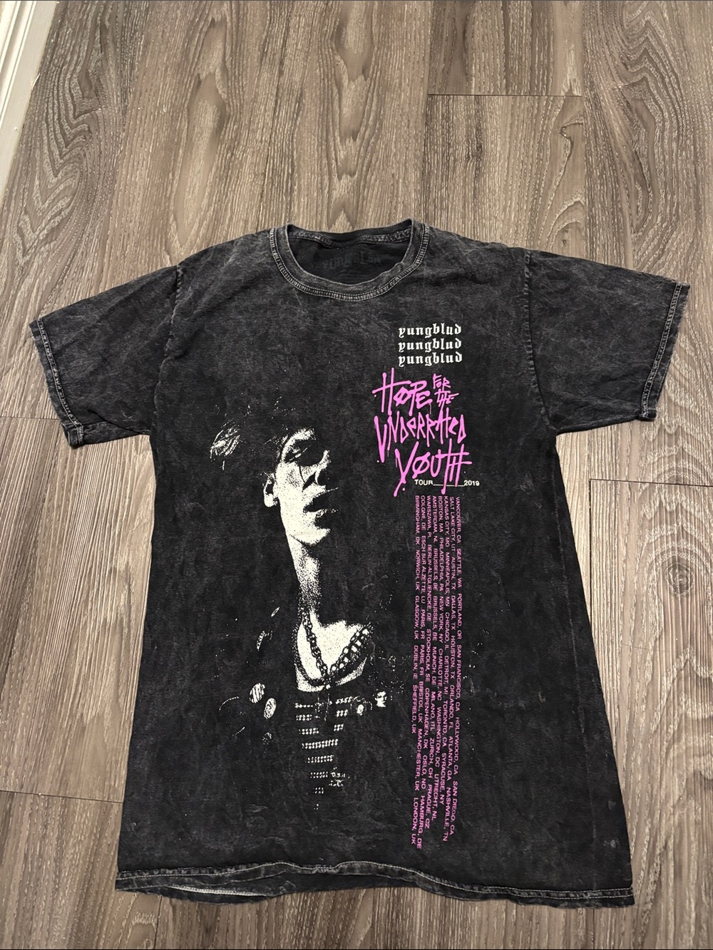 Yungblud Hope For The Underrated Youth Tour 2019 T-Shirt Black